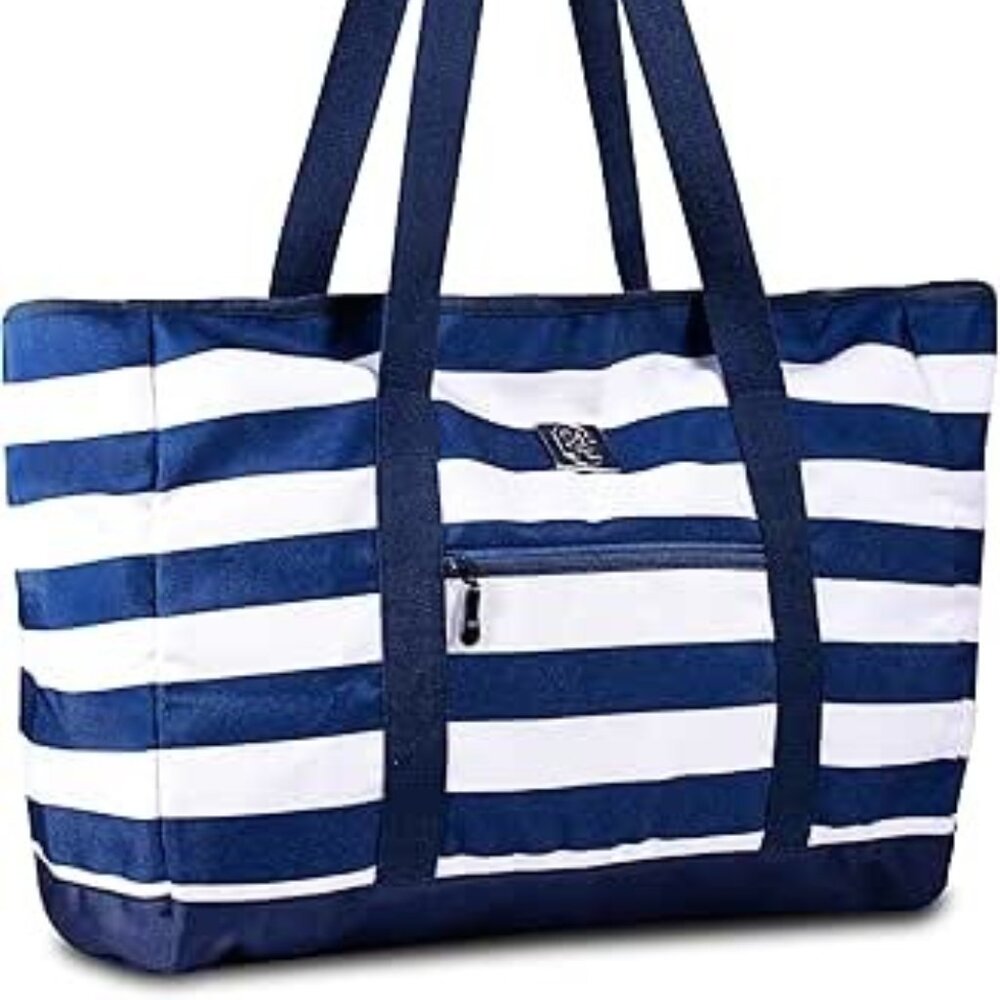 Bang & Carsen Extra Large Beach Bag With Zipper NWT